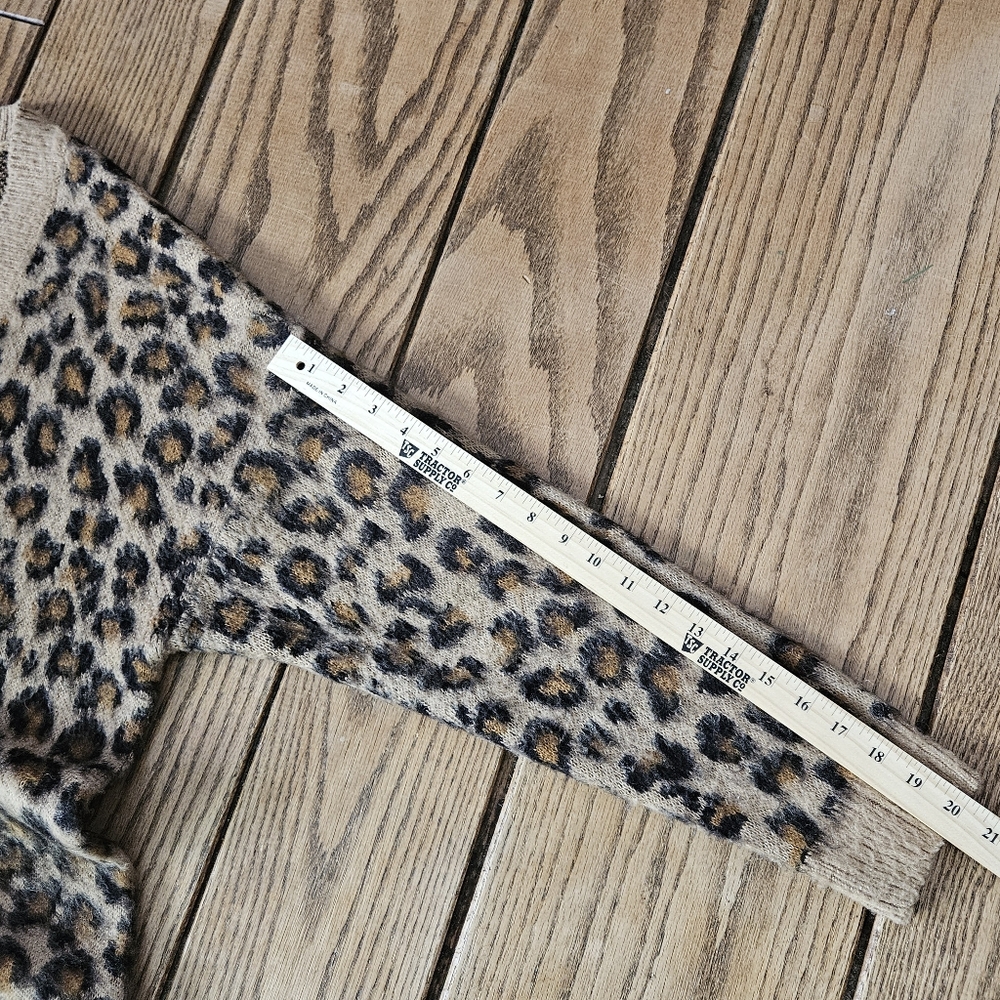 Divided H&M Leopard Print Cardigan Size Large - Picture 13 of 13